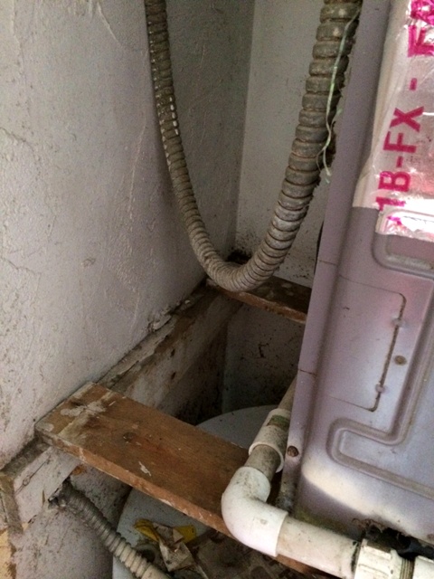 Central AC leak mold