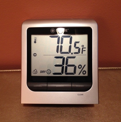Hygrometer for the home